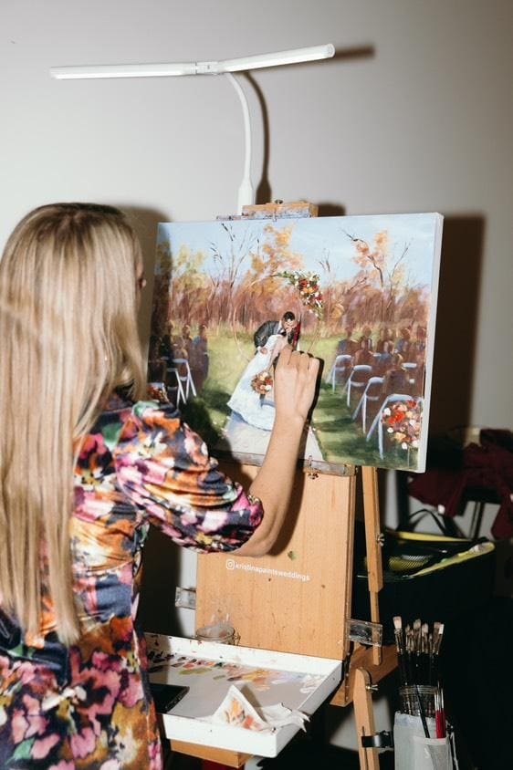 Live wedding painters in the Midwest and beyond