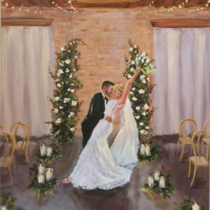Live wedding painting in Phoenix, Arizona